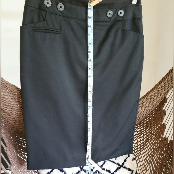 Ted Baker black wool skirt size 1. Pencil style, fully lined, euc. - Picture 4 of 8